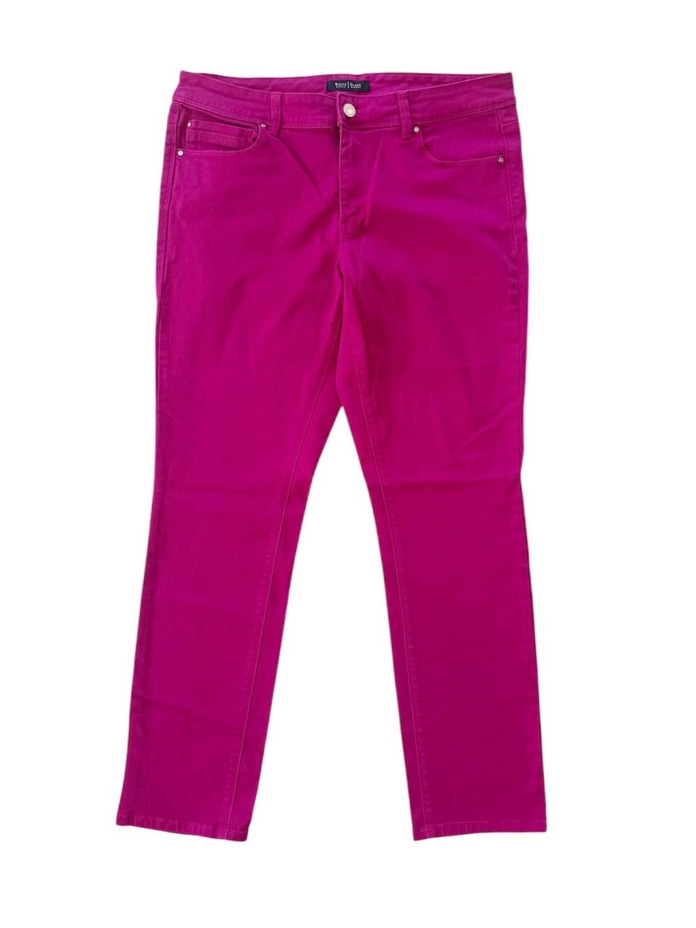White House Black Market Magenta Slim Ankle Jeans size 12